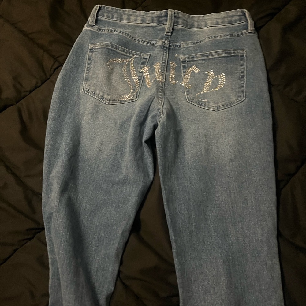 Juicy Couture Blue Straight Leg Jeans
